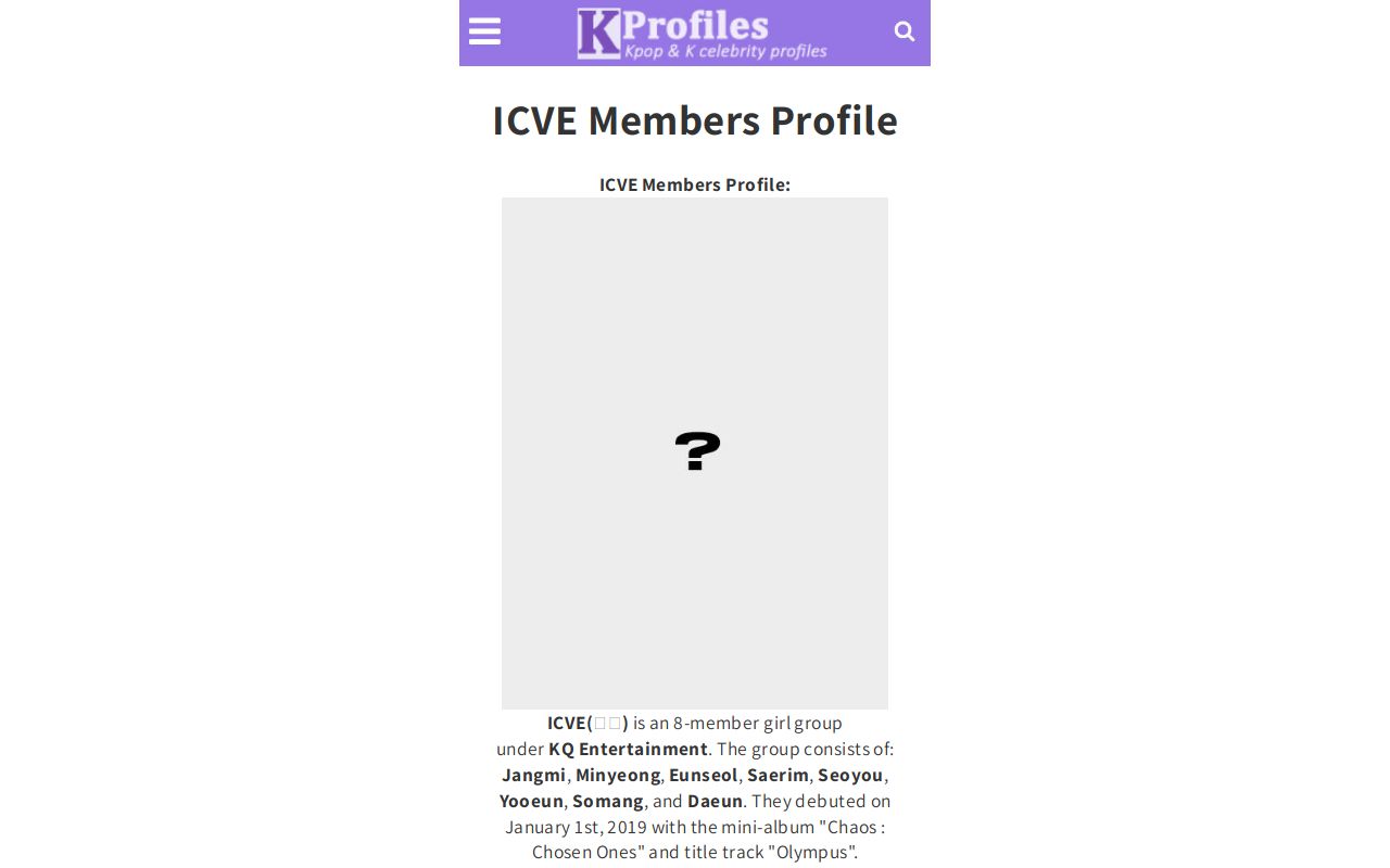 Carrd profile picture for @icve